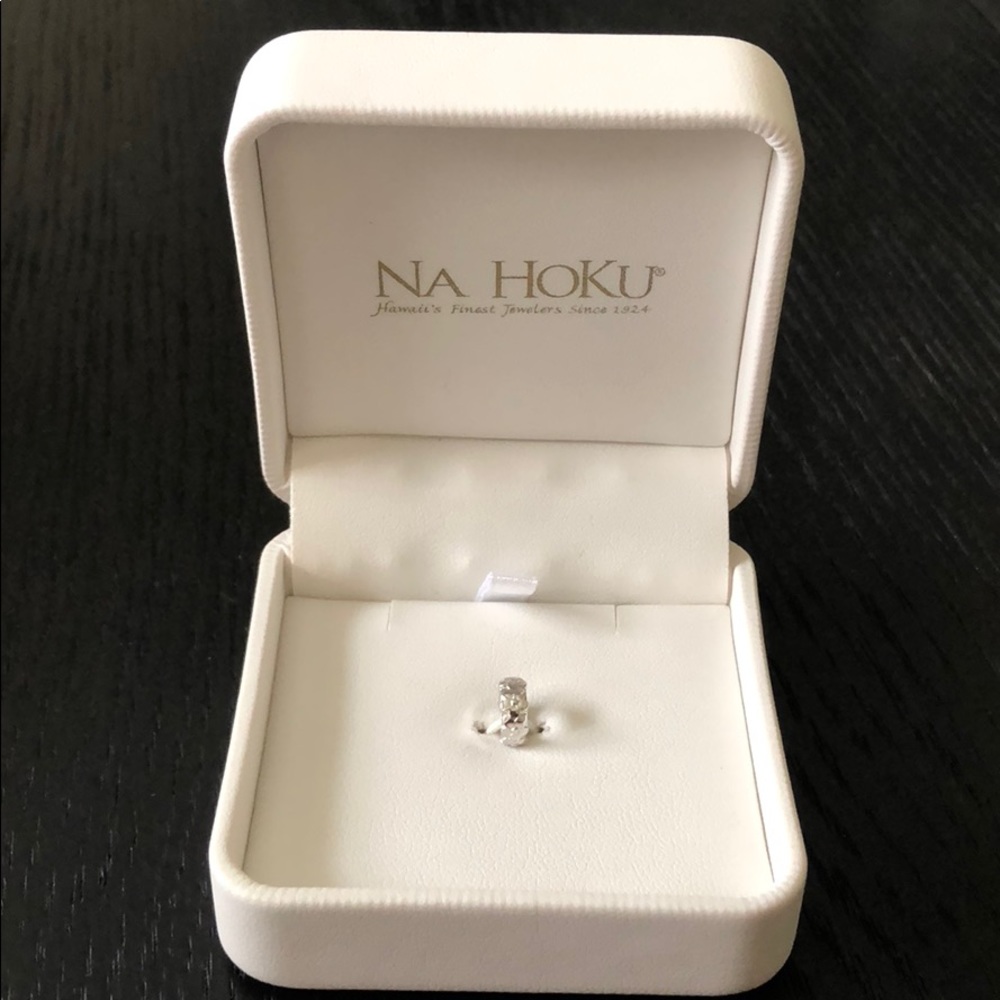 Na Hoku sterling silver floral Bead